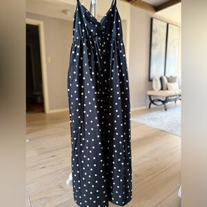 Abercrombie & Fitch Black Dress with White Dots